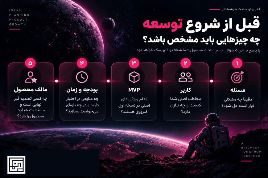 پنج موضوعی که قبل از شروع توسعه نرمافزار باید مشخص باشند
