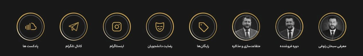 ردیف واقعی میانبرهای استوری‌مانند در صفحه اصلی
